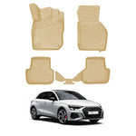 Resmi Galeri görüntüleyicisine yükleyin, Audi A3 3D Paspas - Bej | 2020 ve Sonrası, HB/SD