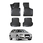 Resmi Galeri görüntüleyicisine yükleyin, Audi A3 3D Paspas - Siyah | 2003-2013 Arası, HB