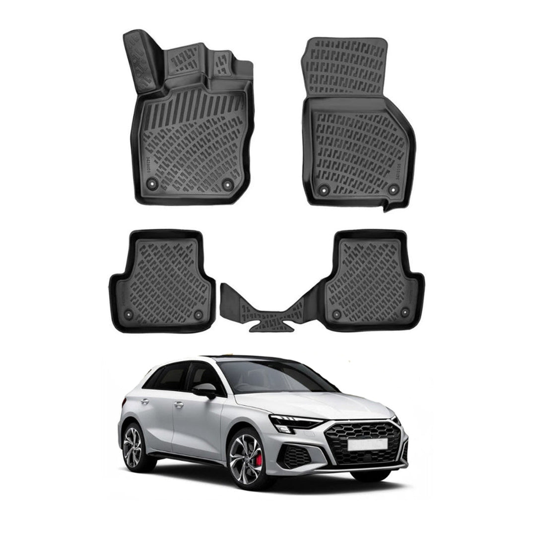 Audi A3 3D Paspas - Siyah | 2020 ve Sonrası, HB/SD