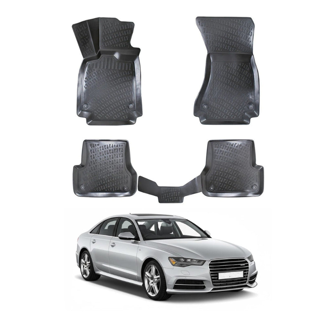 Audi A6 C7 3D Paspas - Siyah | 2015-2018 Arası, SD