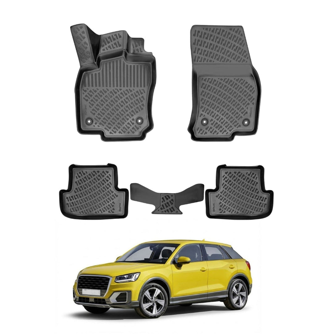 Audi Q2 3D Paspas - Siyah | 2016 ve Sonrası