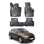 Resmi Galeri görüntüleyicisine yükleyin, Audi Q3 3D Paspas - Siyah | 2011-2018 Arası