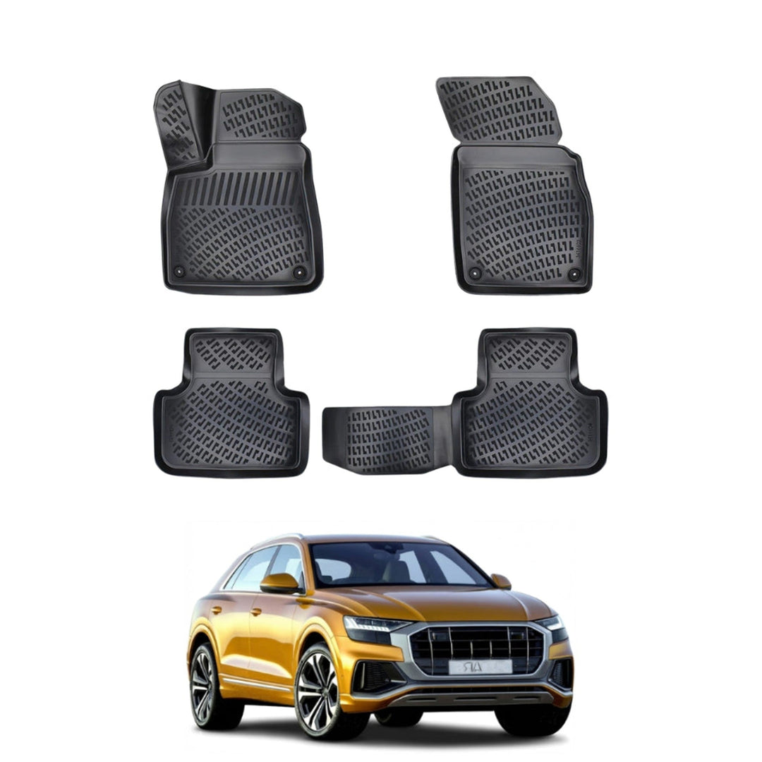 Audi Q8 3D Paspas - Siyah | 2018 ve Sonrası