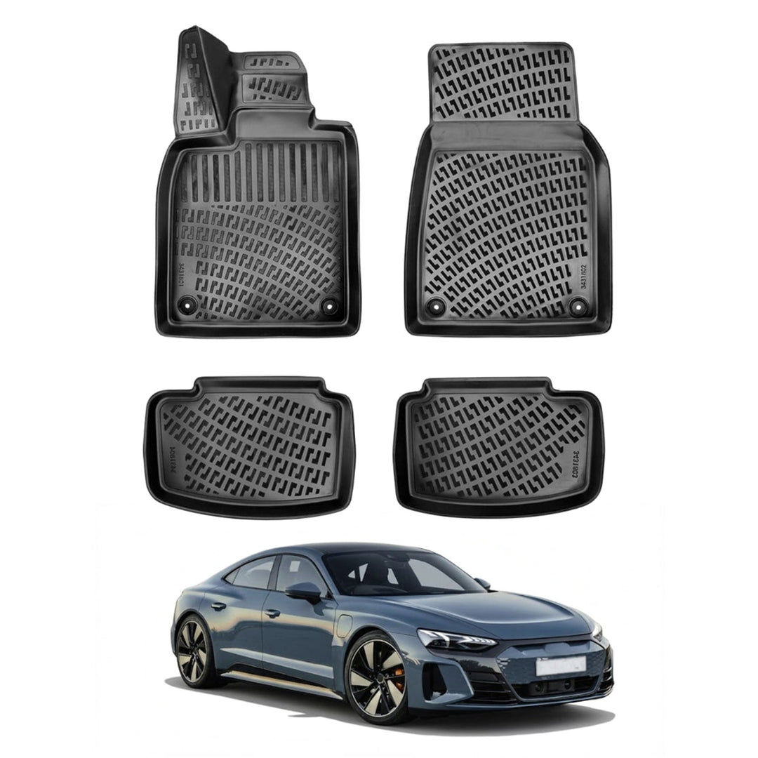 Audi e-Tron GT 3D Paspas - Siyah | 2022 ve Sonrası