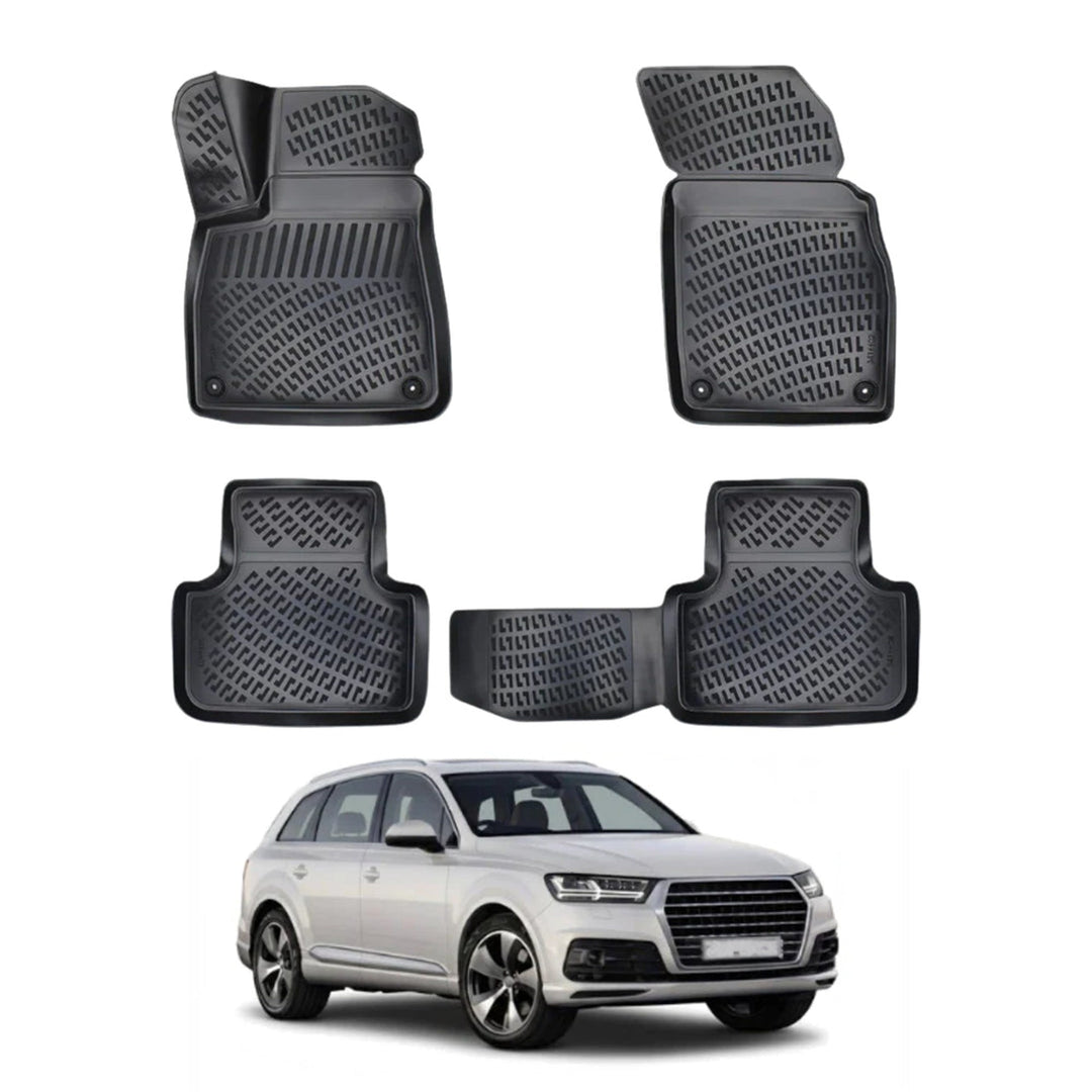 Audi Q7 e-tron 3D Paspas - Siyah | 2016 ve Sonrası