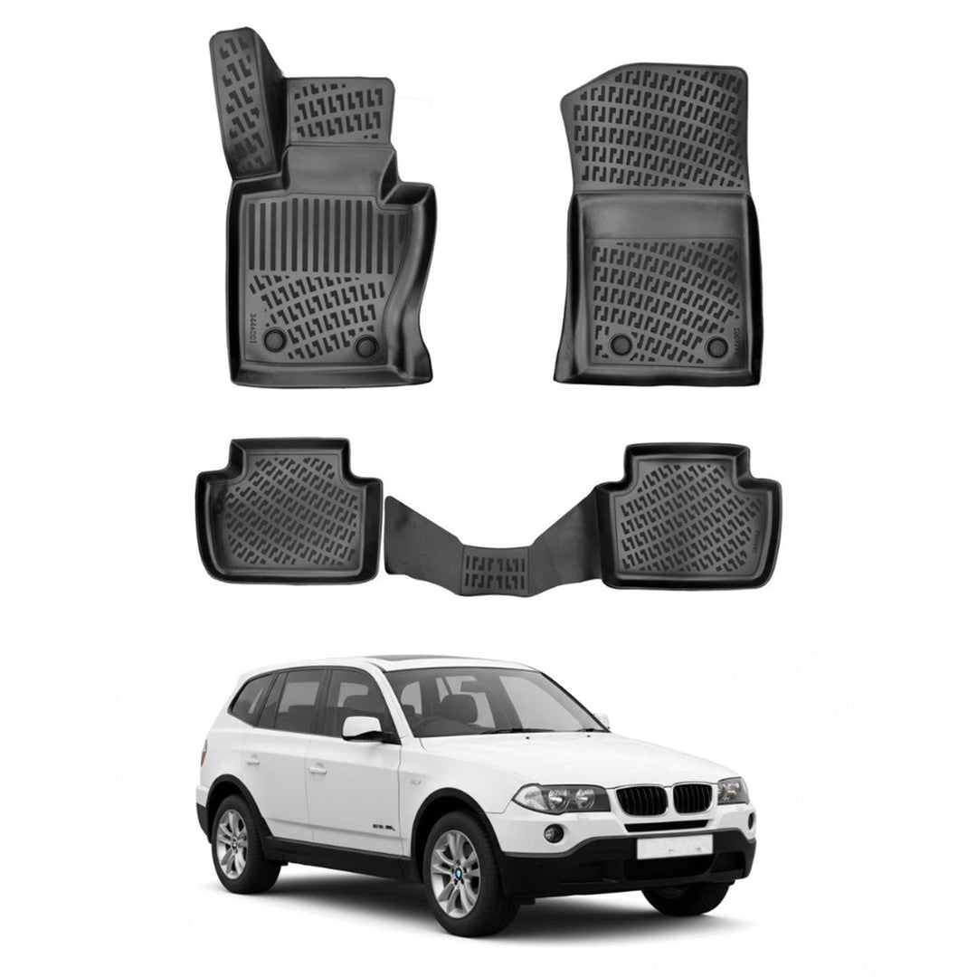 Bmw X3 E83 3D Paspas - Siyah | 2003-2010 Arası