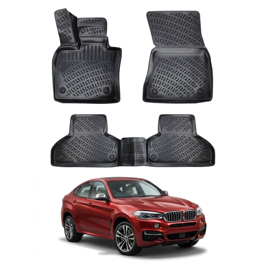 Bmw X6 F16 3D Paspas - Siyah | 2015-2019 Arası