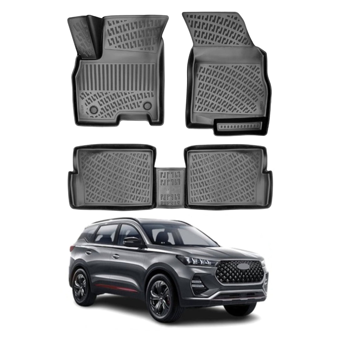 Chery Tiggo 7 Pro 3D Paspas - Siyah | 2020-2025 Arası