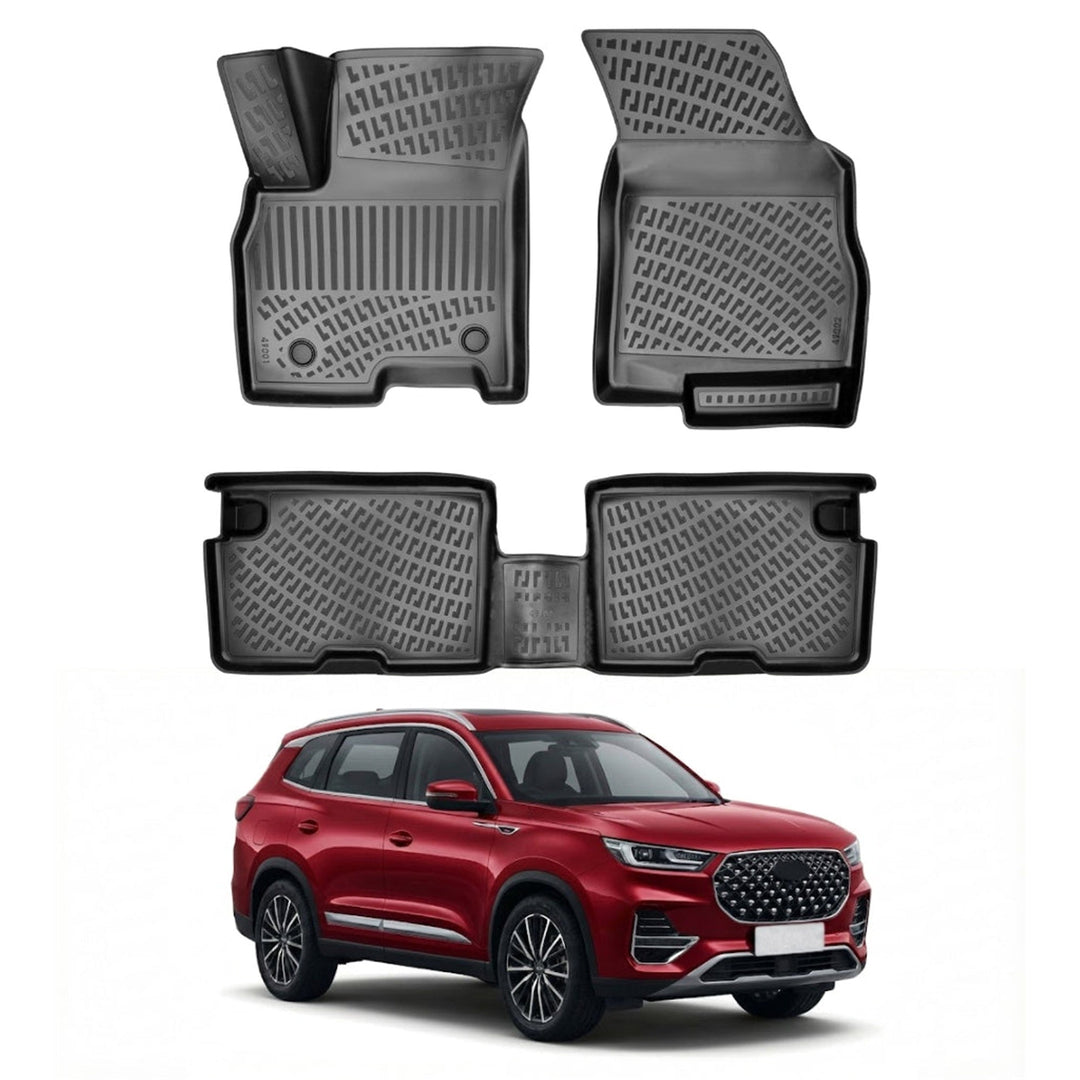 Chery Tiggo 8 Pro 3D Paspas - Siyah, 5 Koltuklu, Avantgarde Paket | 2020-2025 Arası
