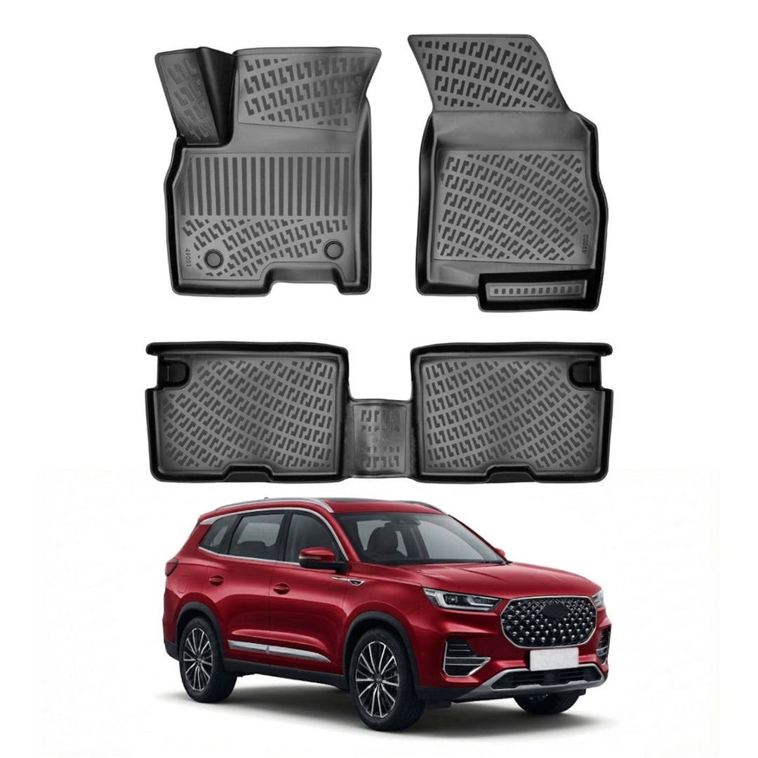 Chery Tiggo 8 Pro 3D Paspas - Siyah, 5 Koltuklu, Luxury Paket | 2020-2025 Arası