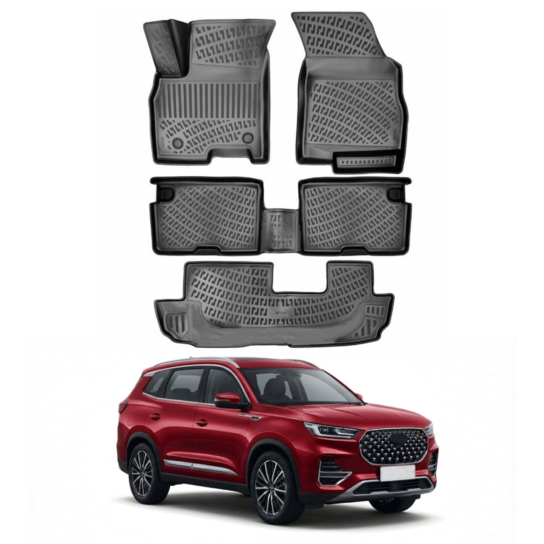 Chery Tiggo 8 Pro 3D Paspas - Siyah, 7 Koltuklu, Luxury Paket | 2020 ve Sonrası