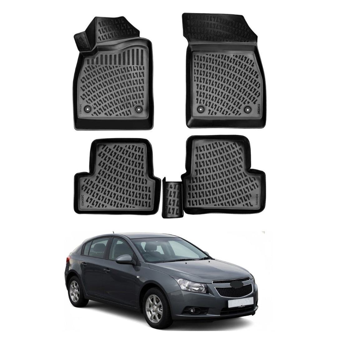 Chevrolet Cruze 3D Paspas - Siyah | 2008-2016 Arası, HB/SD