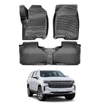 Resmi Galeri görüntüleyicisine yükleyin, Chevrolet Suburban 3D Paspas - Siyah, 5 Koltuklu | 2021 ve Sonrası