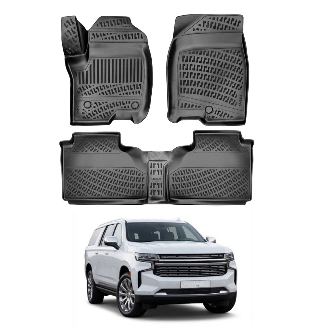 Chevrolet Suburban 3D Paspas - Siyah, 5 Koltuklu | 2021 ve Sonrası