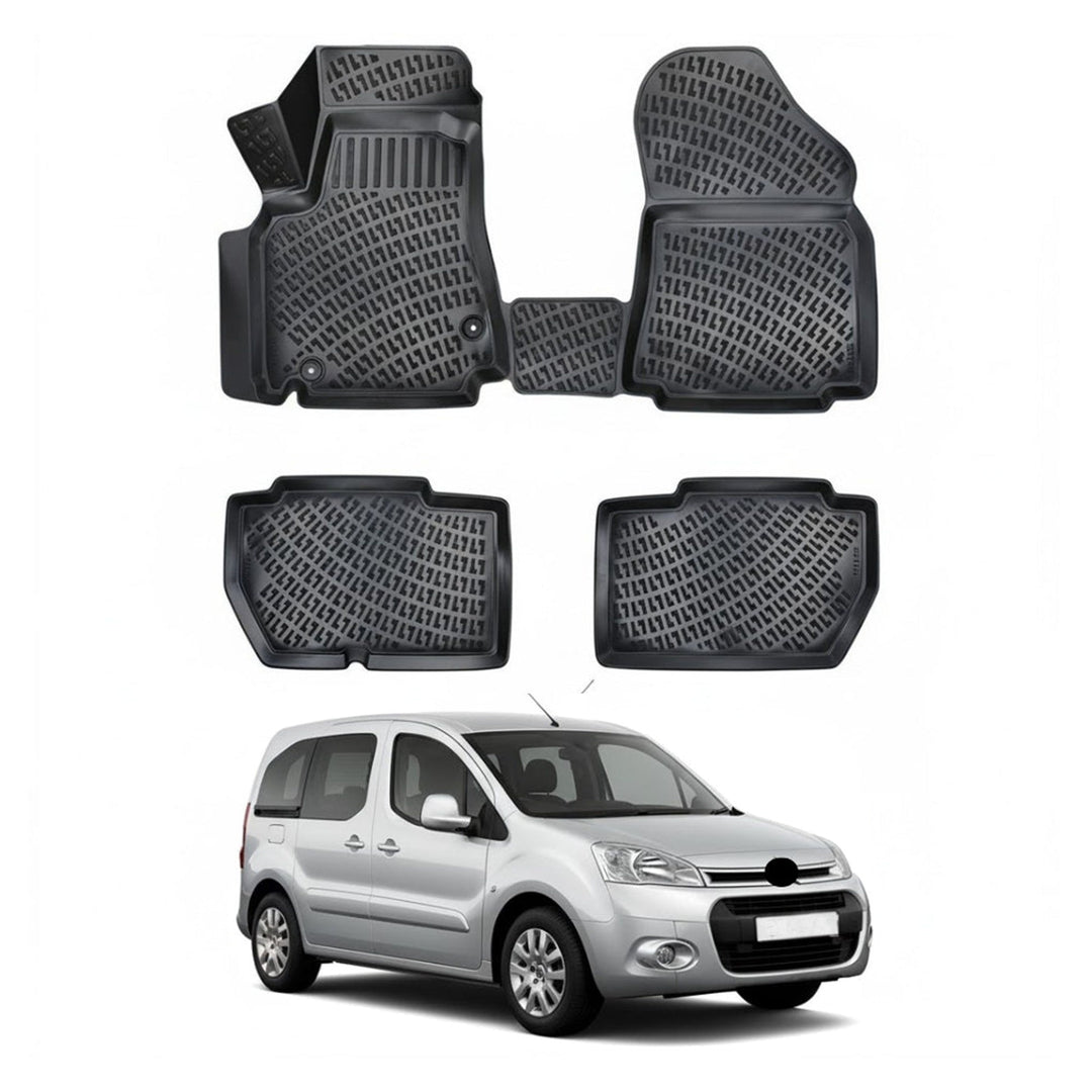 Citroen Berlingo 3D Paspas - Siyah | 2008-2018 Arası