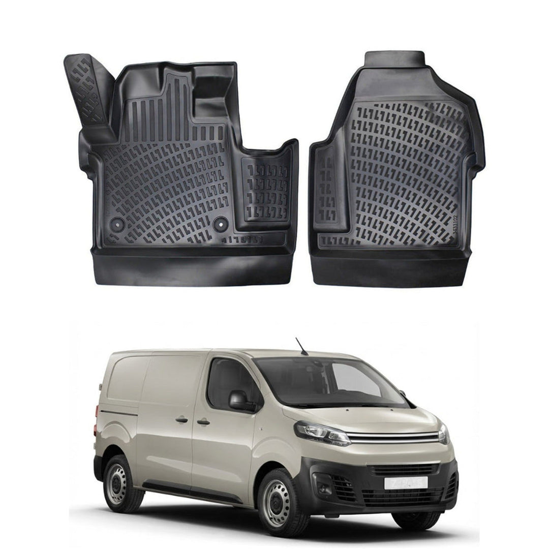 Citroen Jumpy 3D Paspas - Siyah (2 Parça) | 2016 ve Sonrası