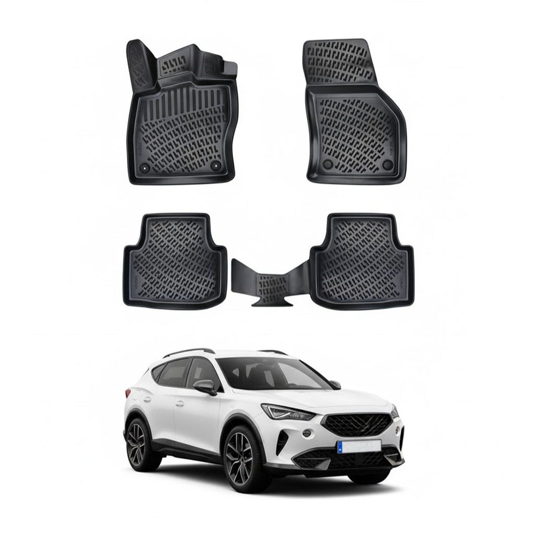 Cupra Formentor 3D Paspas - Siyah | 2020-2023 Arası
