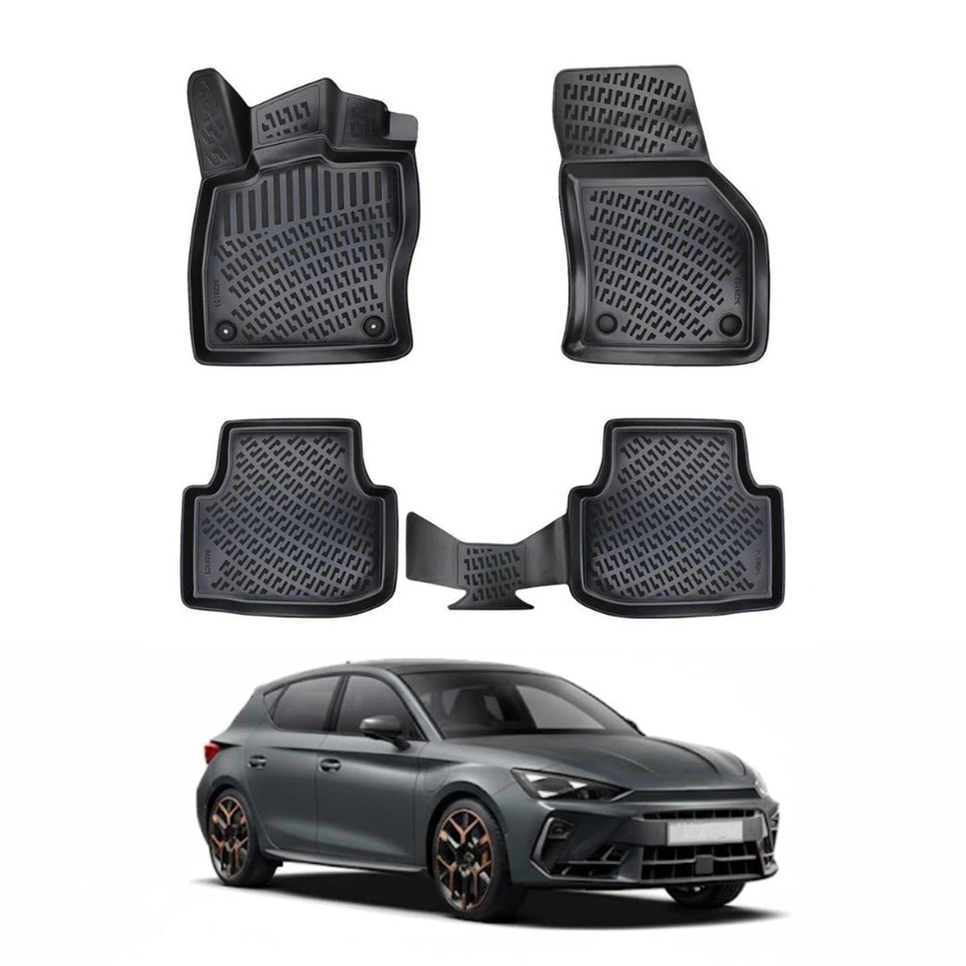 Cupra Leon 3D Paspas - Siyah, Manuel Vites | 2023 ve Sonrası, HB
