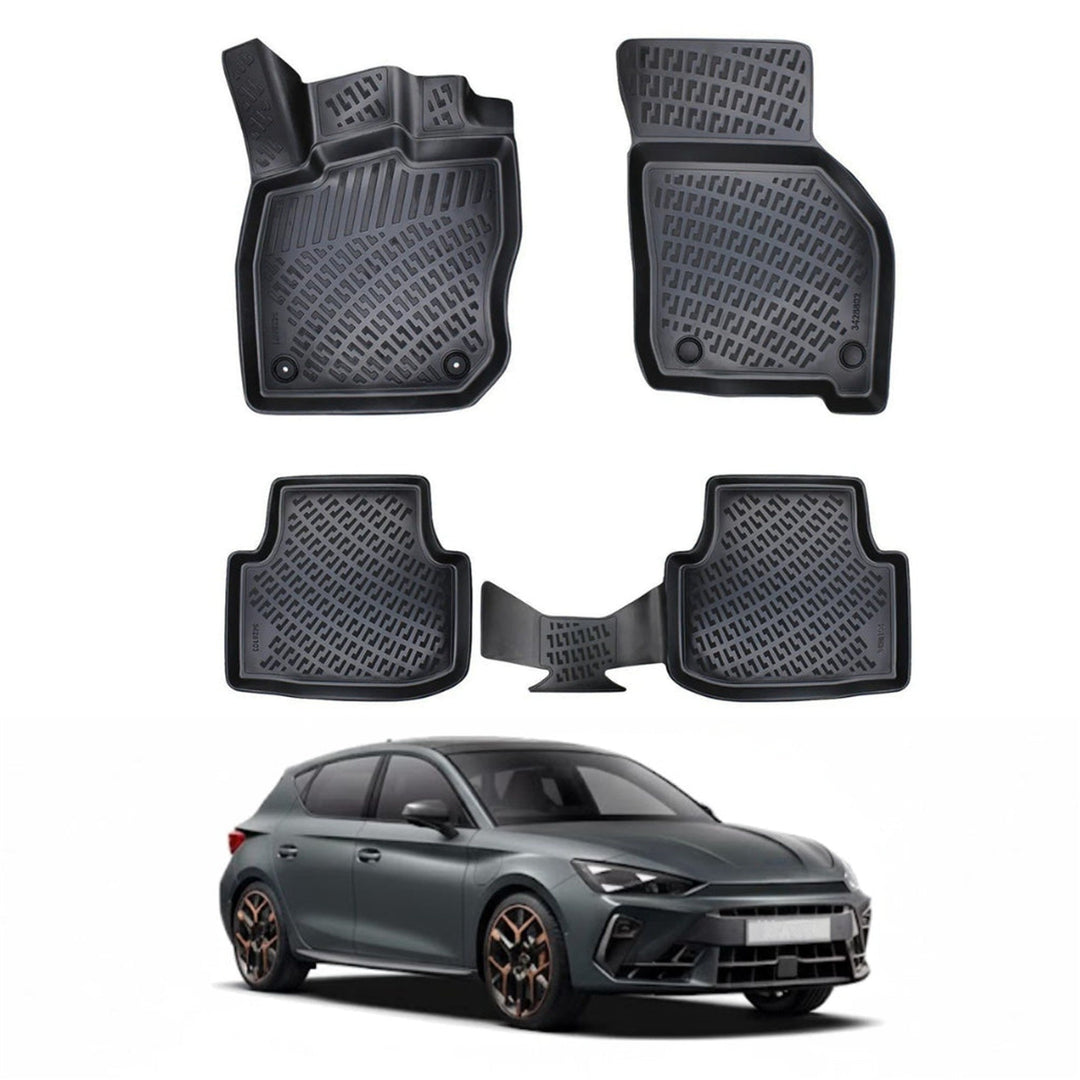 Cupra Leon 3D Paspas - Siyah, Otomatik Vites | 2023 ve Sonrası, HB