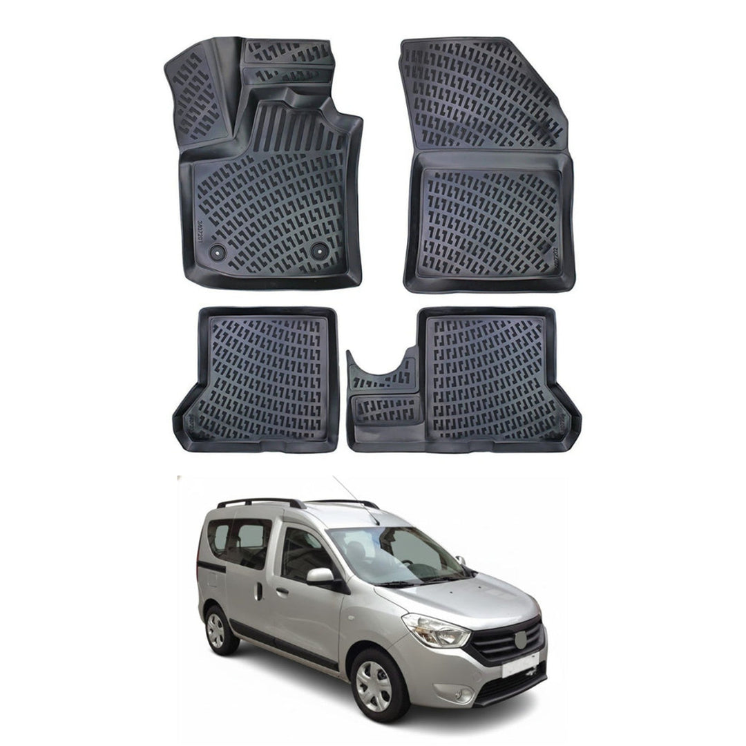 Dacia Dokker 3D Paspas - Siyah | 2012 ve Sonrası