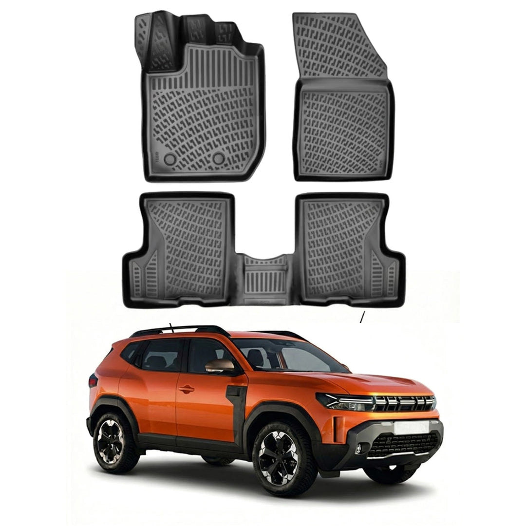 Dacia Duster 4x2 3D Paspas - Siyah | 2023 ve Sonrası