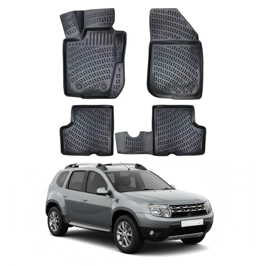 Dacia Duster 4x4 3D Paspas - Siyah | 2009-2017 Arası