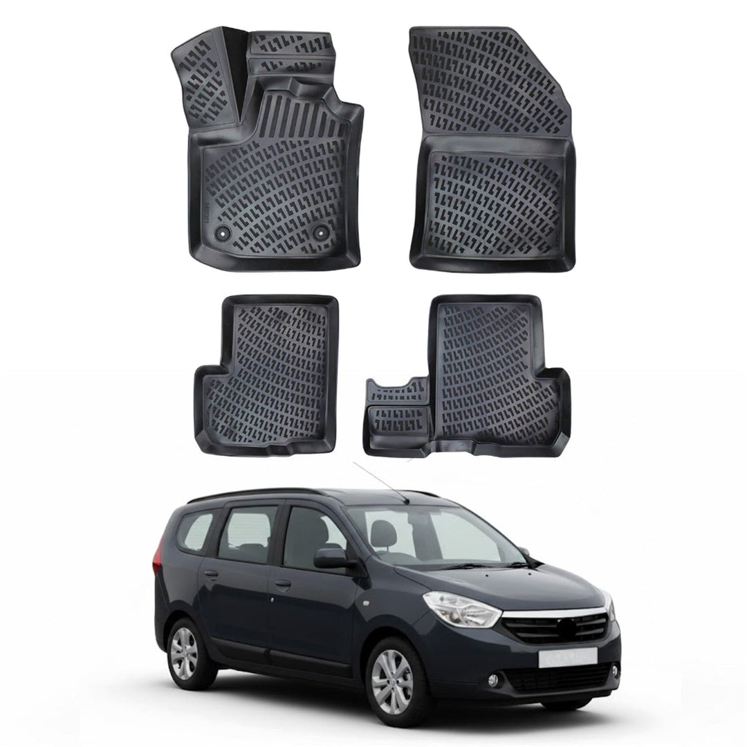 Dacia Lodgy 3D Paspas - Siyah | 2012-2025 Arası, SW