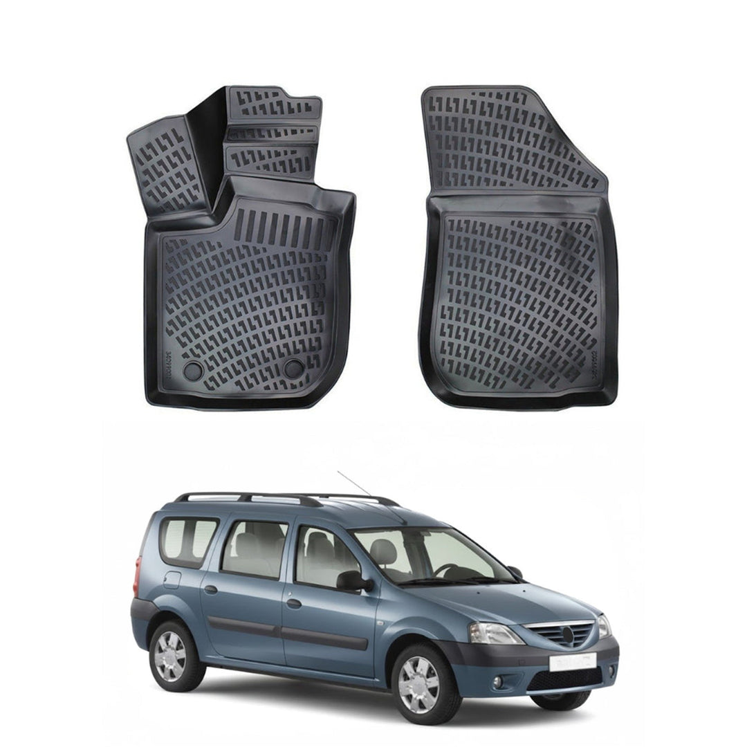 Dacia Logan MCV 3D Paspas - Siyah (2 Parça) | 2004-2012 Arası