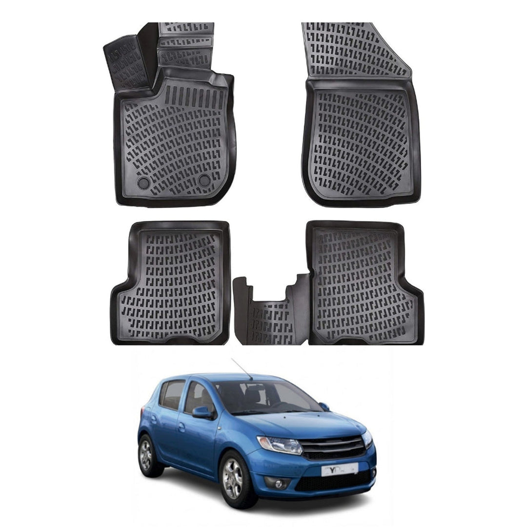 Dacia Sandero 3D Paspas - Siyah | 2012-2020 Arası, HB