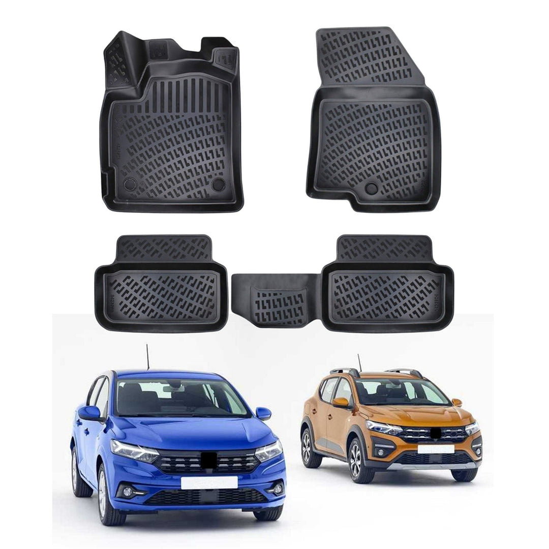Dacia Sandero 3D Paspas - Siyah, Essential | 2020 ve Sonrası, HB