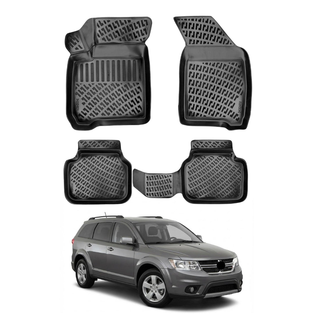 Dodge Journey 3D Paspas - Siyah | 2010-2020 Arası