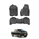 Resmi Galeri görüntüleyicisine yükleyin, Dodge Ram 2500-3500 Crew Cab 3D Paspas - Siyah, Halı Zemin/ Otomatik Vites | 2010-2018 Arası