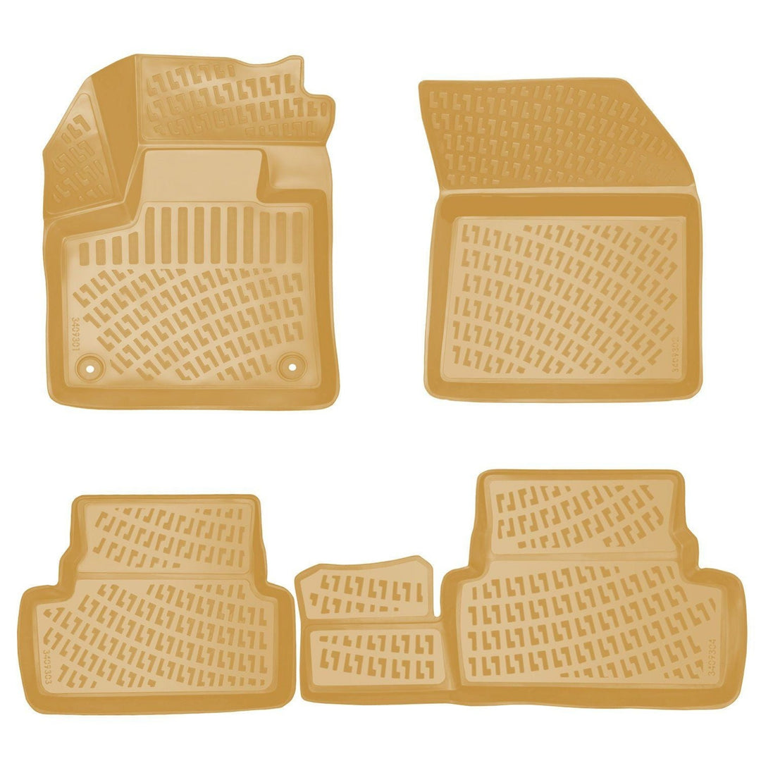 DS 7 Crossback 3D Paspas - Bej | 2017-2022 Arası