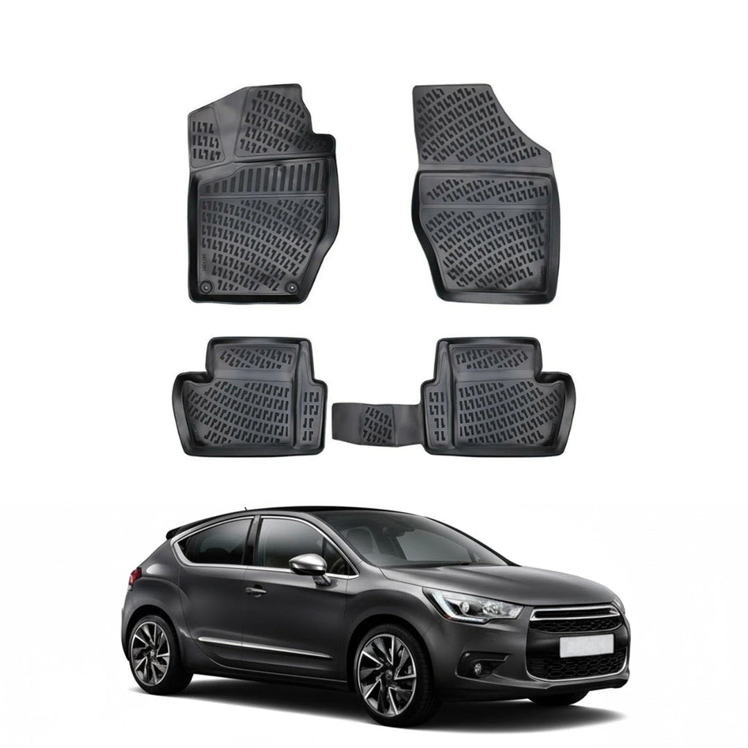 DS 4 Crossback 3D Paspas - Siyah | 2010-2018 Arası, HB