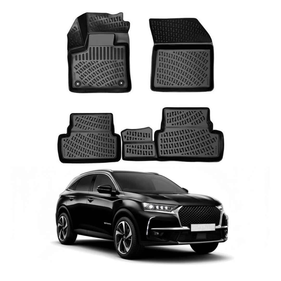 DS 7 Crossback 3D Paspas - Siyah | 2017-2022 Arası