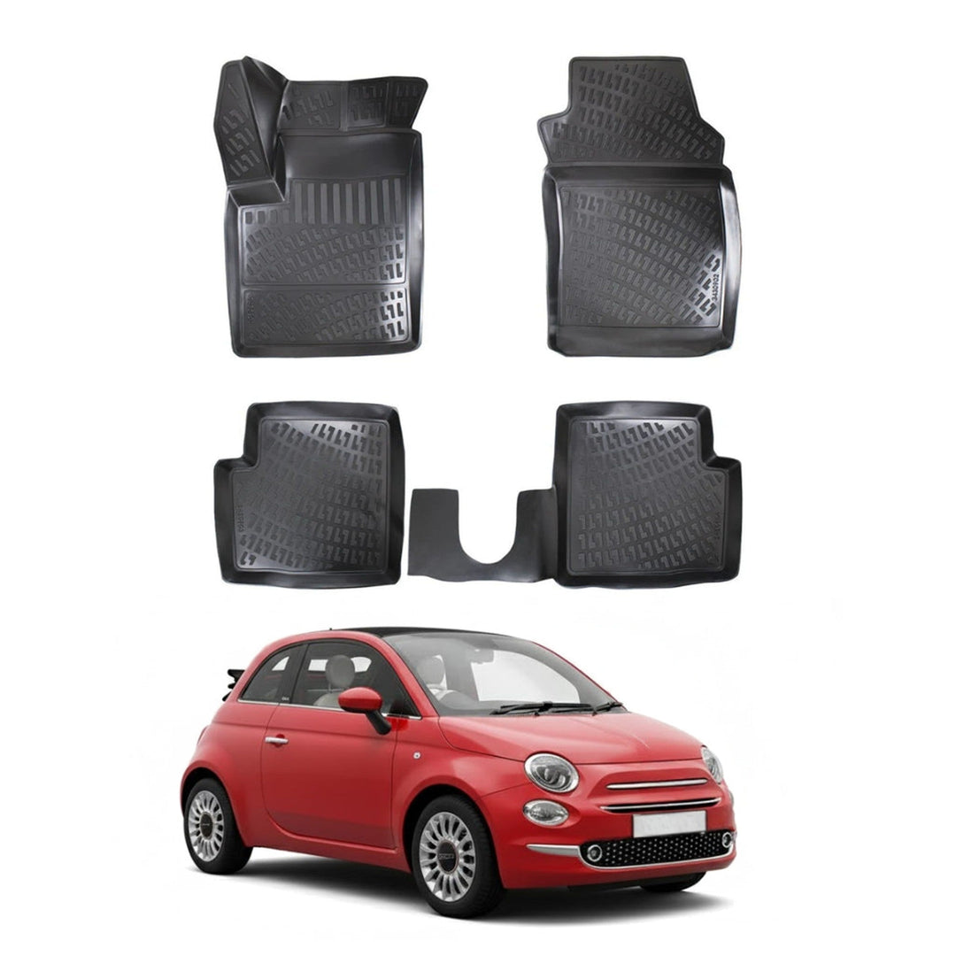 Fiat 500C 3D Paspas - Siyah | 2015 ve Sonrası, Cabrio