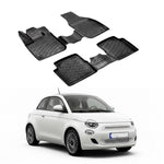 Resmi Galeri görüntüleyicisine yükleyin, Fiat 500e 3D Paspas - Siyah, Elektrikli | 2020 ve Sonrası, Cabrio