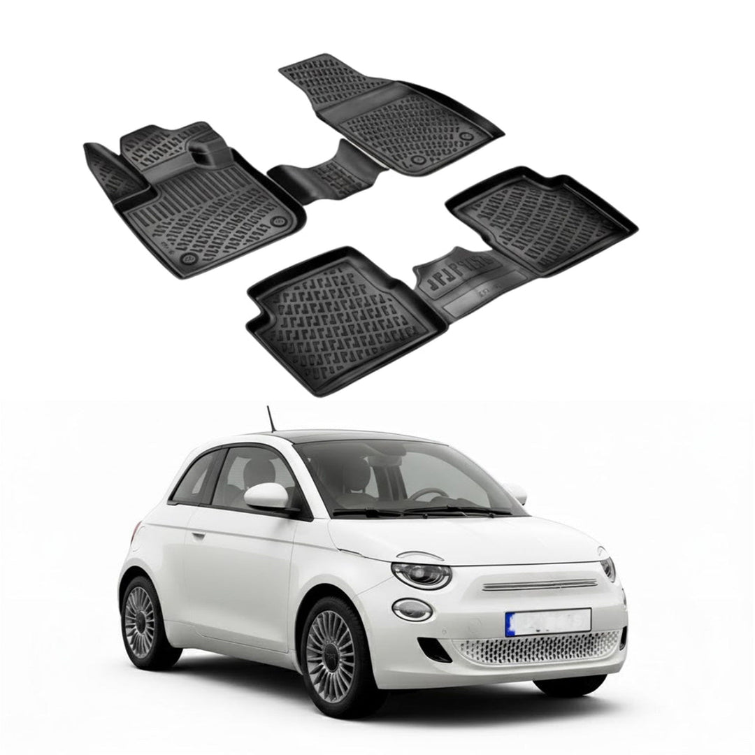 Fiat 500e 3D Paspas - Siyah, Elektrikli | 2020 ve Sonrası, Cabrio