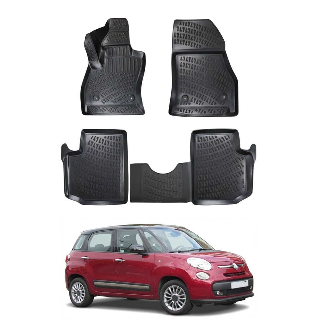 Fiat 500L 3D Paspas - Siyah | 2012-2017 Arası, HB