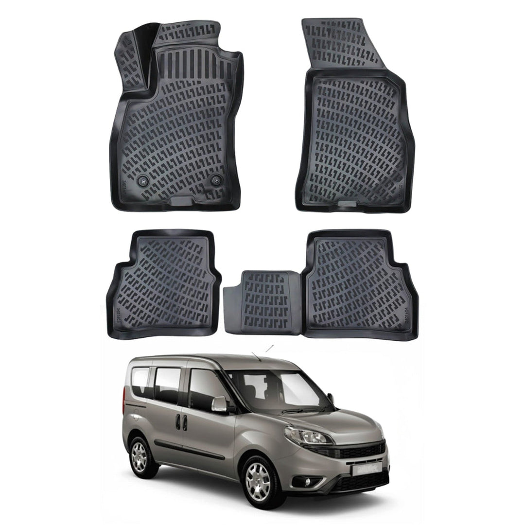 Fiat Doblo 3D Paspas - Siyah | 2010-2015 Arası