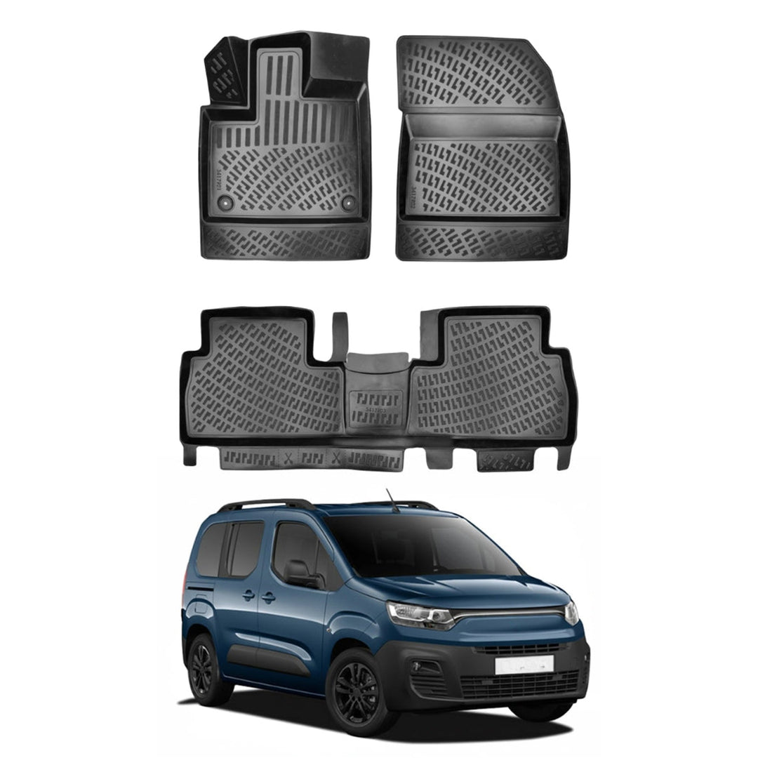 Fiat Doblo 3D Paspas - Siyah | 2023 ve Sonrası