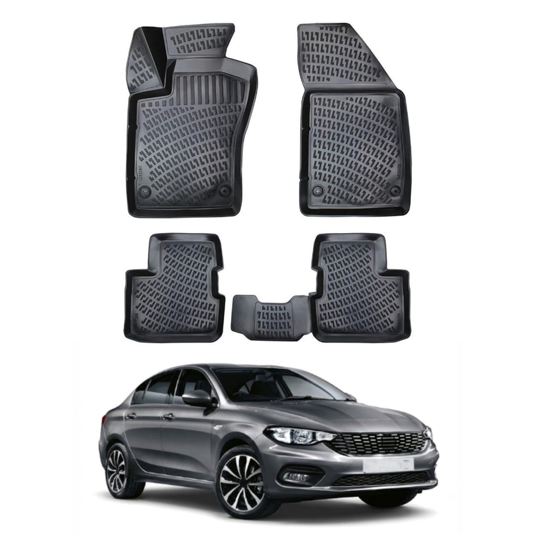 Fiat Tipo 3D Paspas - Siyah, EU Versiyon | 2015 ve Sonrası, SD
