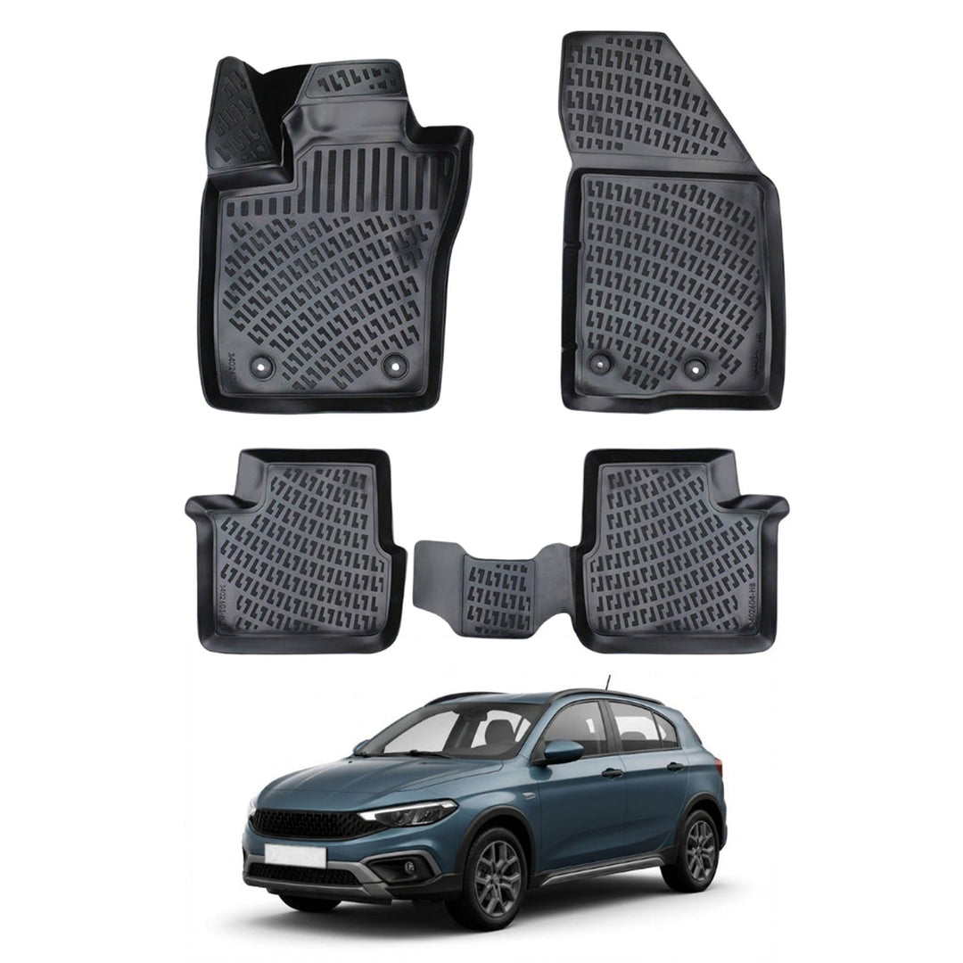 Fiat Egea Cross 3D Paspas - Siyah | 2020 ve Sonrası, HB
