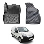 Resmi Galeri görüntüleyicisine yükleyin, Fiat Fiorino 3D Paspas - Siyah, Benzinli (2 Parça) | 2007-2019 Arası