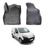 Resmi Galeri görüntüleyicisine yükleyin, Fiat Fiorino 3D Paspas - Siyah, Dizel (2 Parça) | 2007-2019 Arası
