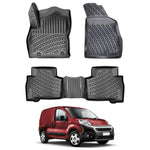 Resmi Galeri görüntüleyicisine yükleyin, Fiat Fiorino 3D Paspas - Siyah, Dizel (2 Parça) | 2020 ve Sonrası