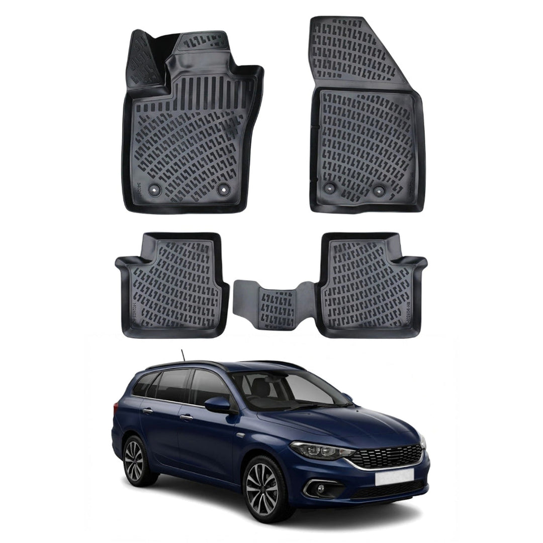 Fiat Tipo Wagon 3D Paspas - Siyah, EU Versiyon | 2015 ve Sonrası, SW