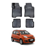 Resmi Galeri görüntüleyicisine yükleyin, Fiat Panda 3D Paspas - Siyah | 2011 ve Sonrası, HB