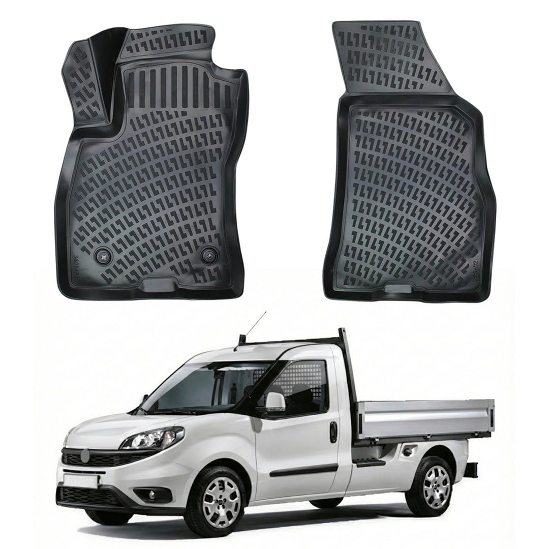 Fiat Pratico 3D Paspas - Siyah (2 Parça)