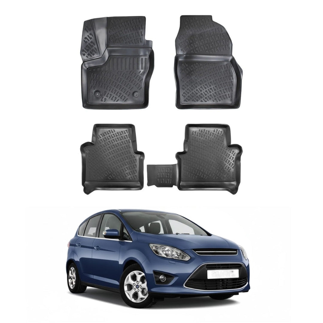 Ford C-Max 3D Paspas - Siyah, 5 Koltuklu | 2010-2015 Arası, HB